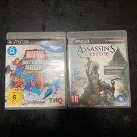 Giochi PS3: Marvel e Assinsin’s Creed