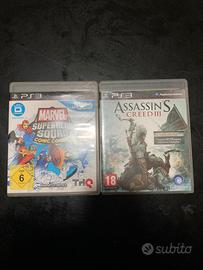 Giochi PS3: Marvel e Assinsin’s Creed