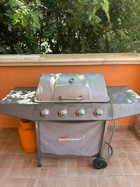 Barbecue 4 fuochi a gas