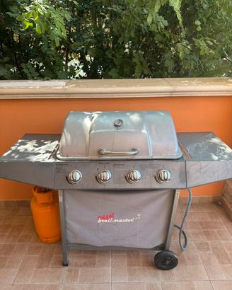 Barbecue 4 fuochi a gas