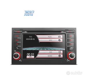 NAVIGATORE RADIO 7" PER AUDI A4 B6 B7 00-07 USB G