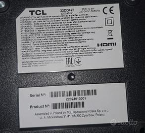 SCHEDA TV TCL 32dd420 