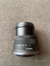 Obbiettivo Canon RF-S 18-45mm F4.5-6.3 IS STM