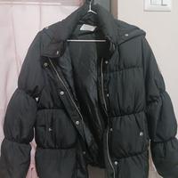 Piumino nero donna- bambina  Zara