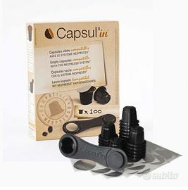 Capsule vuote compatibili NESPRESSO...200 pezzi.