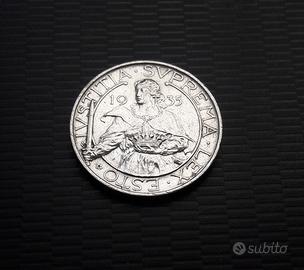 ARGENTO 10 lire 1935 SAN MARINO fascio NC _LEGGI