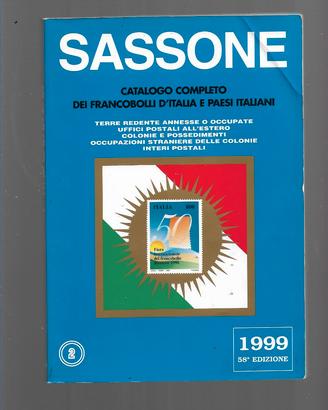 1999 CATALOGO SASSONE FRAN ITALIA E PAESI ITALIANI