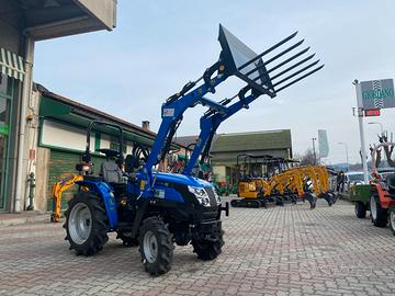 Trattore SOLIS S16 Caricatore Forca Letame Legna