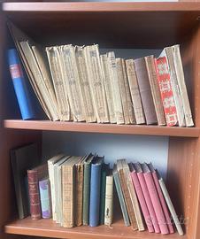 Lotto stock di 40 libri antichi su vari argomenti