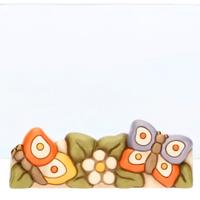 Portafoto Thun  in vetro con farfalle