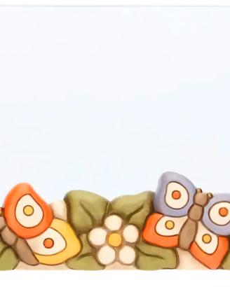 Portafoto Thun  in vetro con farfalle