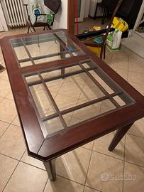 Tavolo quattro posti antico  + 4 sedie thonet