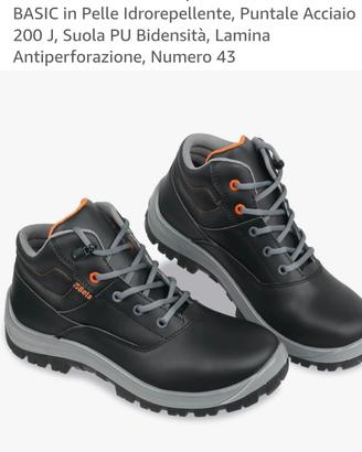 scarpe antinfortunistiche  BETA N43 nuove