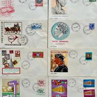 francobolli buste FDC 1969 annata completa + MNH