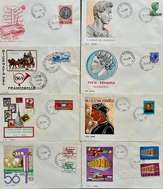 francobolli buste FDC 1969 annata completa + MNH