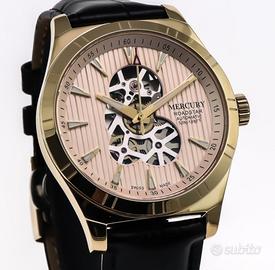 Mercury Roadstar Skeleton Automatic Swiss Watch - 