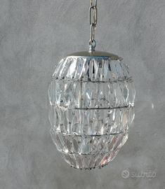 Lampadario con cristalli