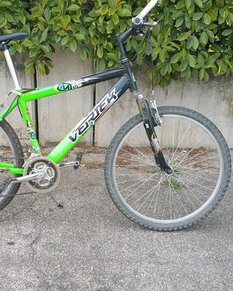 Bicicletta MTB ruote da 26" verde/nera