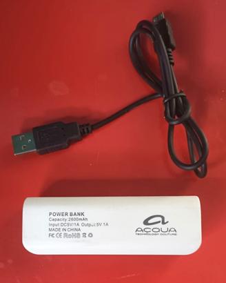 Power Bank universale Acqua Technology Couture