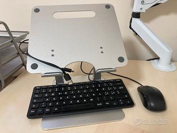 Stand PC + mouse e tastiera