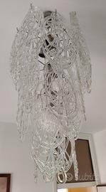 Lampadario in vetro di Murano 