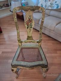 Sedie stile veneziano fine 800