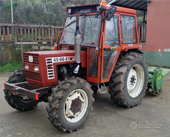 Fiatagri 45 66 trattore con attrezzi