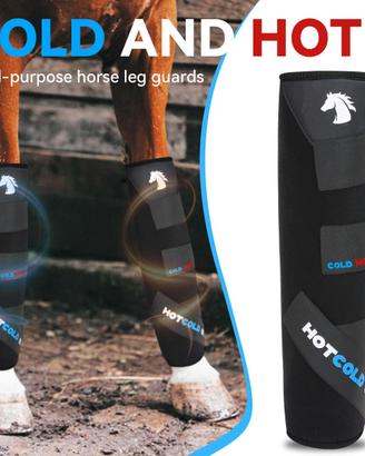 FASCE PER GAMBE CAVALLO CALDO FREDDO + CUSTODIA