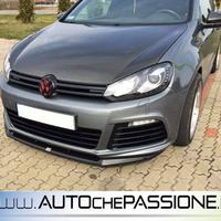 Splitter Spoiler anteriore per VW Golf VI R