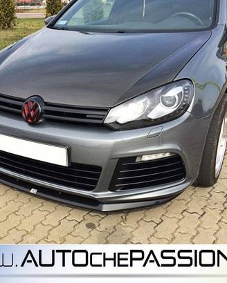 Splitter Spoiler anteriore per VW Golf VI R
