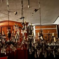 Lampadari stile  lassico con cristalli-vintage(3)