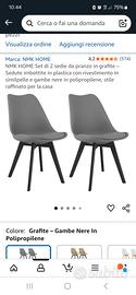 sedie cucina nuove