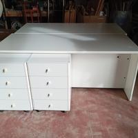 SCRIVANIA e CASSETTIERA 