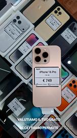 IPHONE 16 PRO 128GB batteria 99%