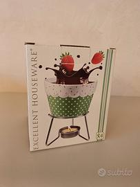 set fonduta cioccolato Excellent Houseware Vintage