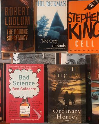 Set da 3 libri in inglese