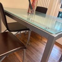 Tavolo cristallo Bontempi