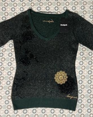 Maglione Desigual originale M nuovo con cartellino
