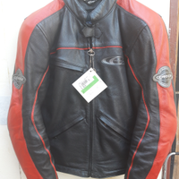 Giacca moto in pelle