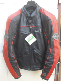 Giacca moto in pelle