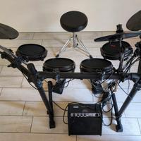 Batteria Alesis Turbo Mesh Kit + Seggiolino + Amp.