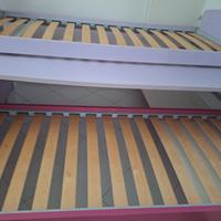 Letti singoli sovrapponibili in legno