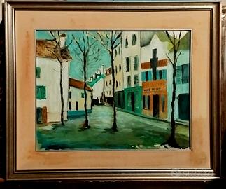 tela ad olio con cornice