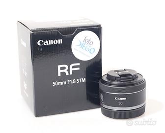 OBIETTIVO CANON RF 50 MM F/1.8 STM. GARANZIA.