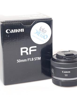 OBIETTIVO CANON RF 50 MM F/1.8 STM. GARANZIA.