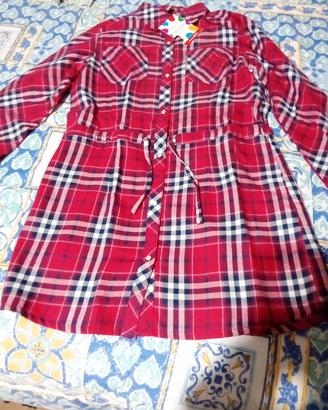 camicia flanella nuova 