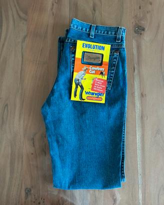 Jeans Wrangler Evolution W32 L34 blu - NUOVO