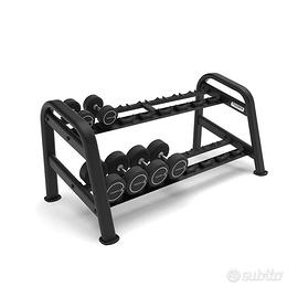 Rastrelliera manubri Toorx 2 ripiani