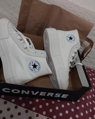 Converse bianche n 38.5 N U O V E 
