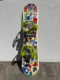 Snowboard Drake 90 cm bambino con attacchi